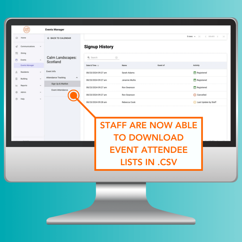 Releases: Q4 2024 Event Management Attendee Lists